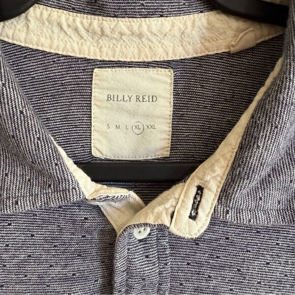 Billy Reid Men’s Geometric Dots Golf Polo Size XL - Picture 2 of 5